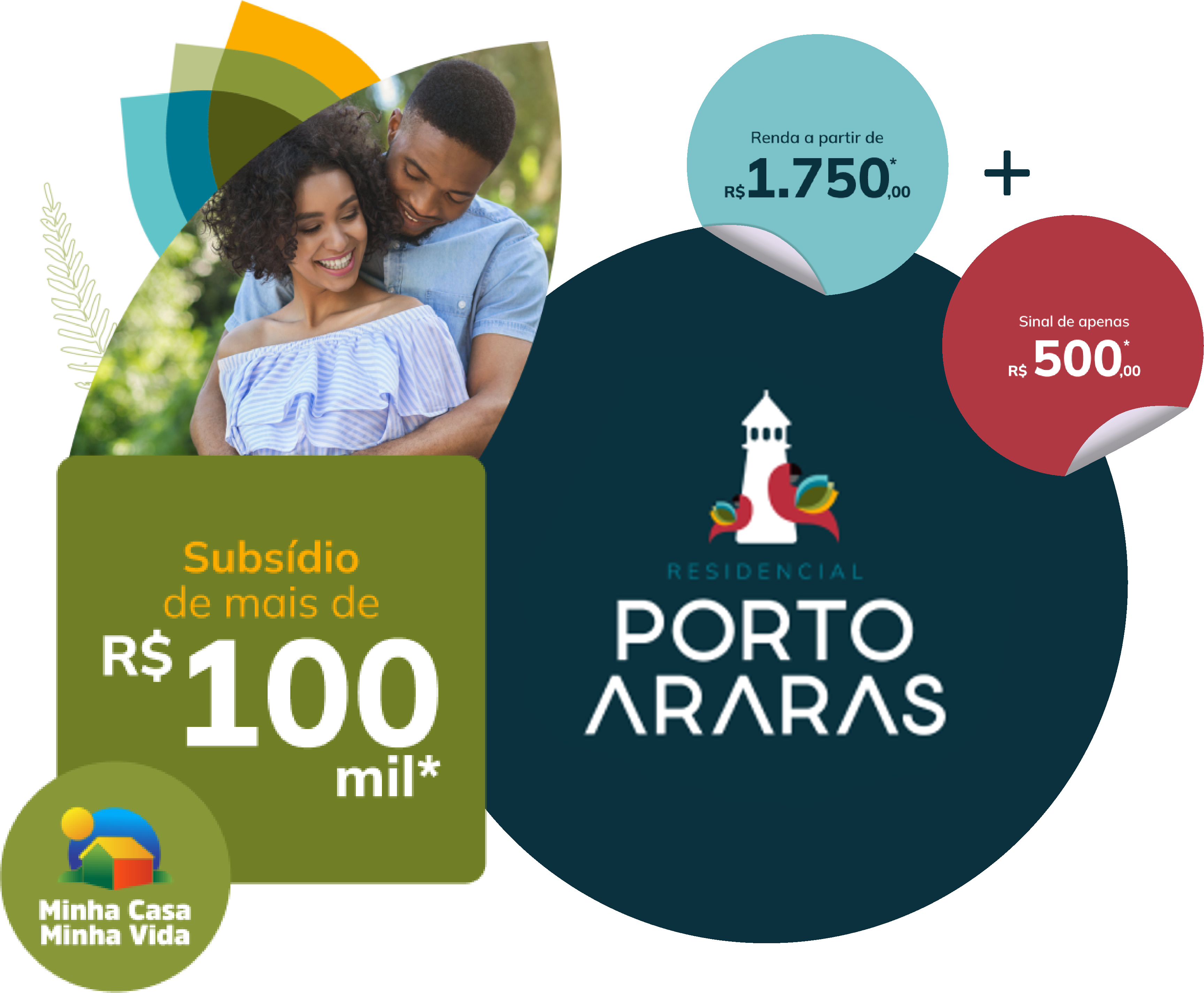 Porto Araras - Em Goiânia, com 100 mil em subsídios!